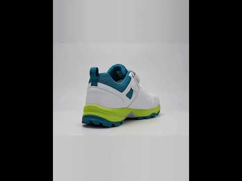 SG - Century 6.0 White/Sea Green/Fluo Green Cricket Shoes