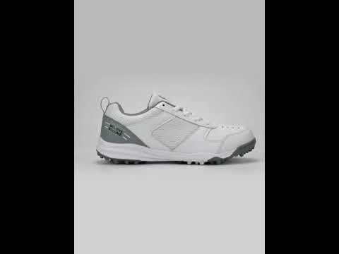 SG - Fusion Grey/White Cricket Shoes