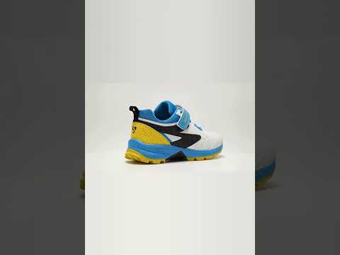 SG - Century Pace White/Blue/Yellow Cricket Shoes