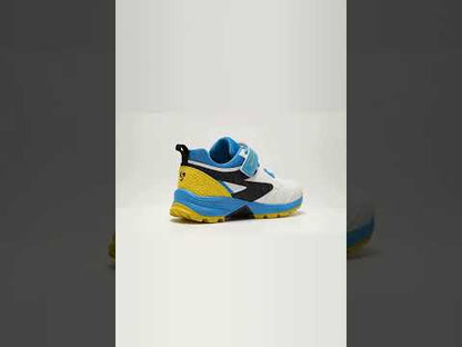 SG - Century Pace White/Blue/Yellow Cricket Shoes