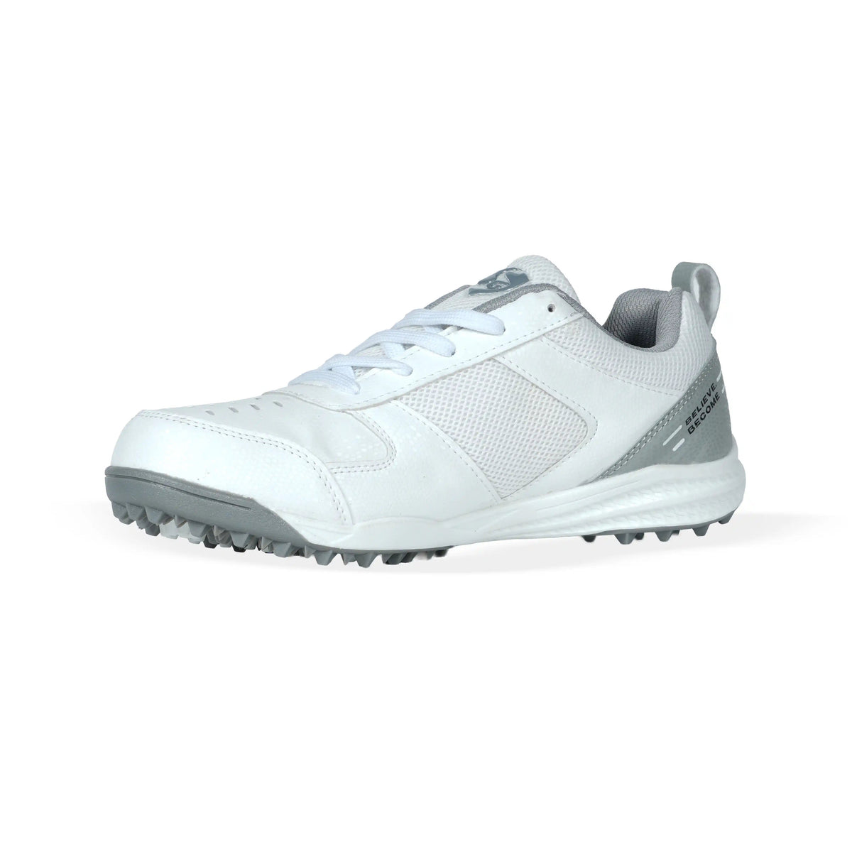SG - Fusion Grey/White Cricket Shoes